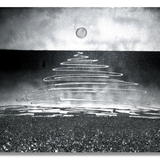Shimmering Silver Seascape Commission (FREE P+P) - Mixed Media on deep edge box, primed canvas