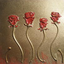 Four Red Roses