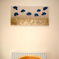 'Thank you Tracy, the painting looks wonderful in our sun room.'