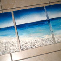 Seascape Paradise Triptych