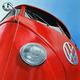 red camper | | | acrylic on canvas red camper