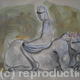Europe Sitting Back… | | 50 x 70cm | charcoal, pastel, gloss paint on paper. Europe Sitting Back…