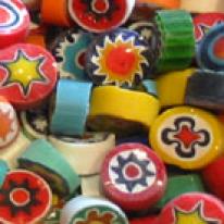 Millefiori Opaque: 6-7mm
