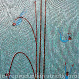 Olypic Pole Vaulter - Glass Fusions and Bullseye Glass