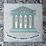 Roman Temple - Glass Fusions, Bullseye Glass and Natural Stone