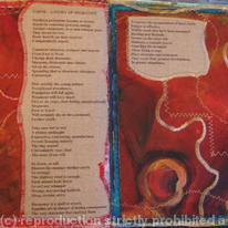 altered book page