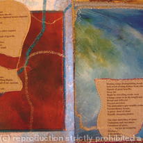 altered book page