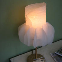 ruffle lamp
