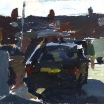 Black car