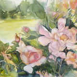 A view of the Lawn - Watercolour
