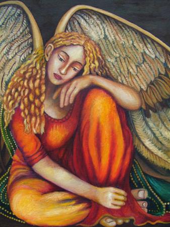Wistful angel