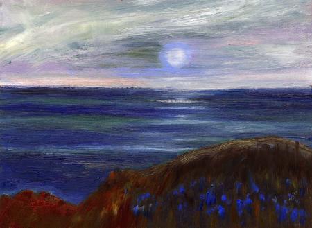 Cliff-top Hedge, Night