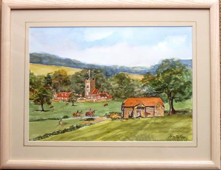 Hambleden Church  Barn Buckinghamshire