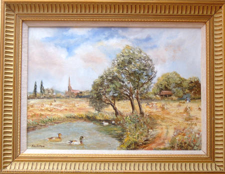 Cornfields  duckpond