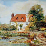 Burley Mill Sudbury Suffolk - Oil on board