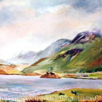 Lake Cregennan Cader Idris Dolgellau Wales