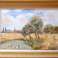 Cornfields  duckpond