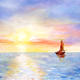 Sunset at Sea
