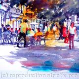 Red Postbox - watercolour