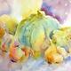 Squash, Onions, Garlic… | (sold) | | watercolour Squash, Onions, Garlic…