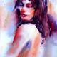 Girl | (sold) | | watercolour Girl