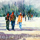 Yellow Coat | (sold) | | watercolour Yellow Coat