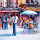 The Waiter | (sold) | | watercolour The Waiter