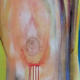 To Born | | 50 x 183cm | acrylic/ink on canvas To Born