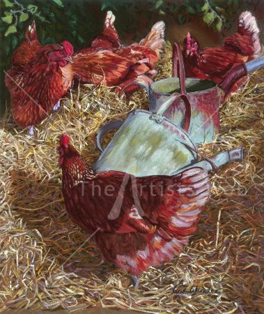Rustic hens by Paul Winder