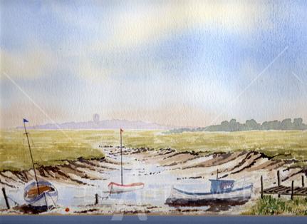 Morston Quay Norfolk by Mike Oulton