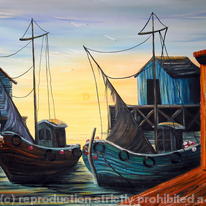Old fishing boats