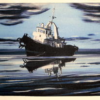 Fishing boat /mouse mat
