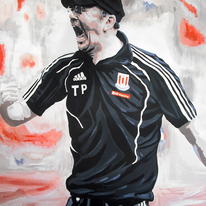  Stoke City's Tony Pulis 