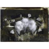 Christine Tongue - Geishas - Alkyd and Oil Paint on Acetate