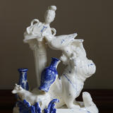 Matt Smith - Brooklyn Triptych (detail) - Ceramic and found domes