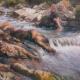 lady on the rocks | | 58 x 46cm | oil on board lady on the rocks