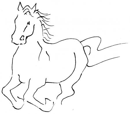 galloping horse