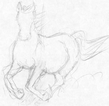 galloping horse