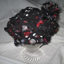 braided hat black