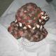 braided hat brown