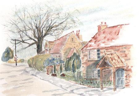 Up the lane in winter