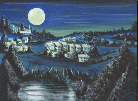 Silver moon landscaper