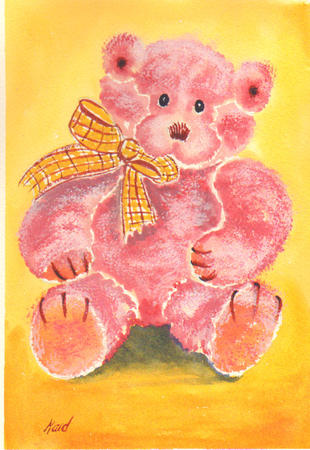 pink teddy for Daisy