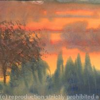 Winter sunset
