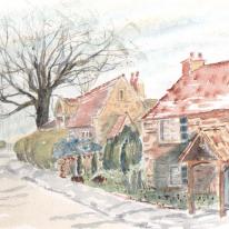 Up the lane in winter