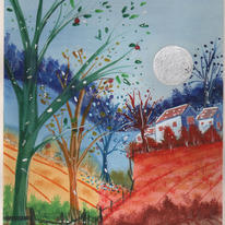 farm and silver sun