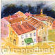 Croatian Village Rooftops