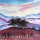 Purple sunset