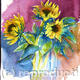 Sunflowers in vase