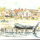 Huts and boats at Brancaster…